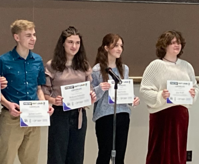 BB Juniors participate in Poetry Out Loud Competition
