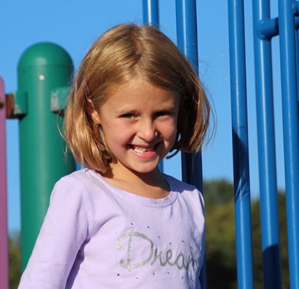 student on playground