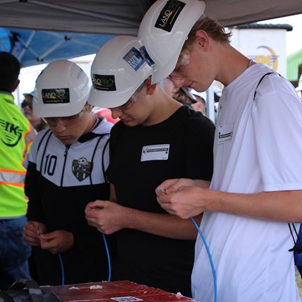 students on field trip