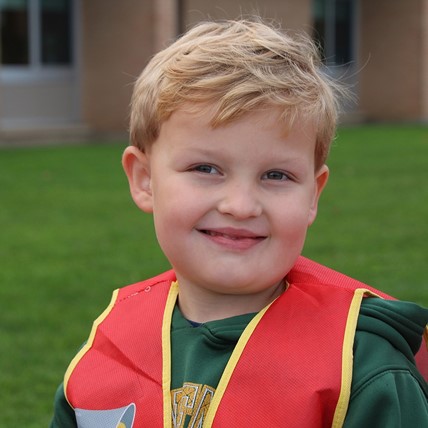 student on fire safety day