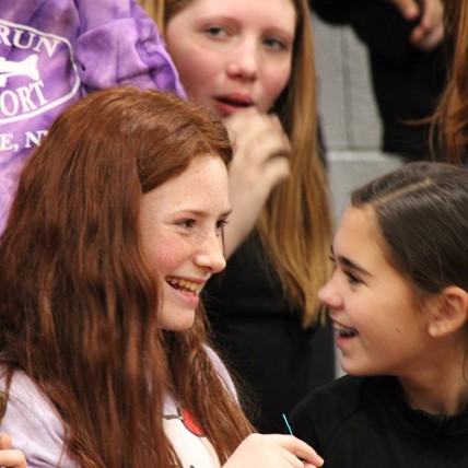 smiling students